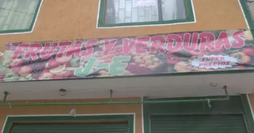 FRUTAS Y VERDURAS JE FRUTAS Y VERDURAS JE